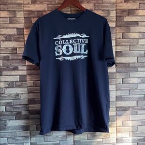 EUC Unisex Control XXL Navy Blue Collective Soul Band T-Shirt
